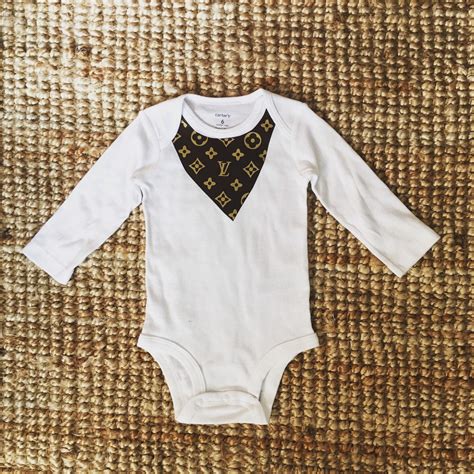 louis vuitton onesie|Louis Vuitton newborn clothing.